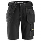 Short rip-stop Noir poche holster 